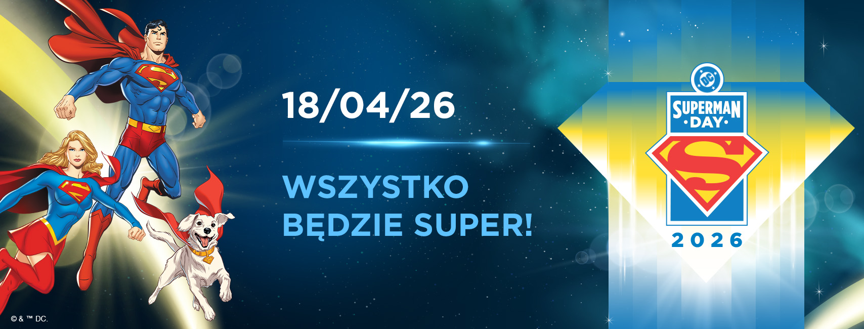 Wszystko będzie SUPER! Świętuj Dzień Supermana z wydawnictwem Egmont
